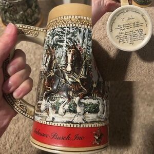 Budweiser beer mugs